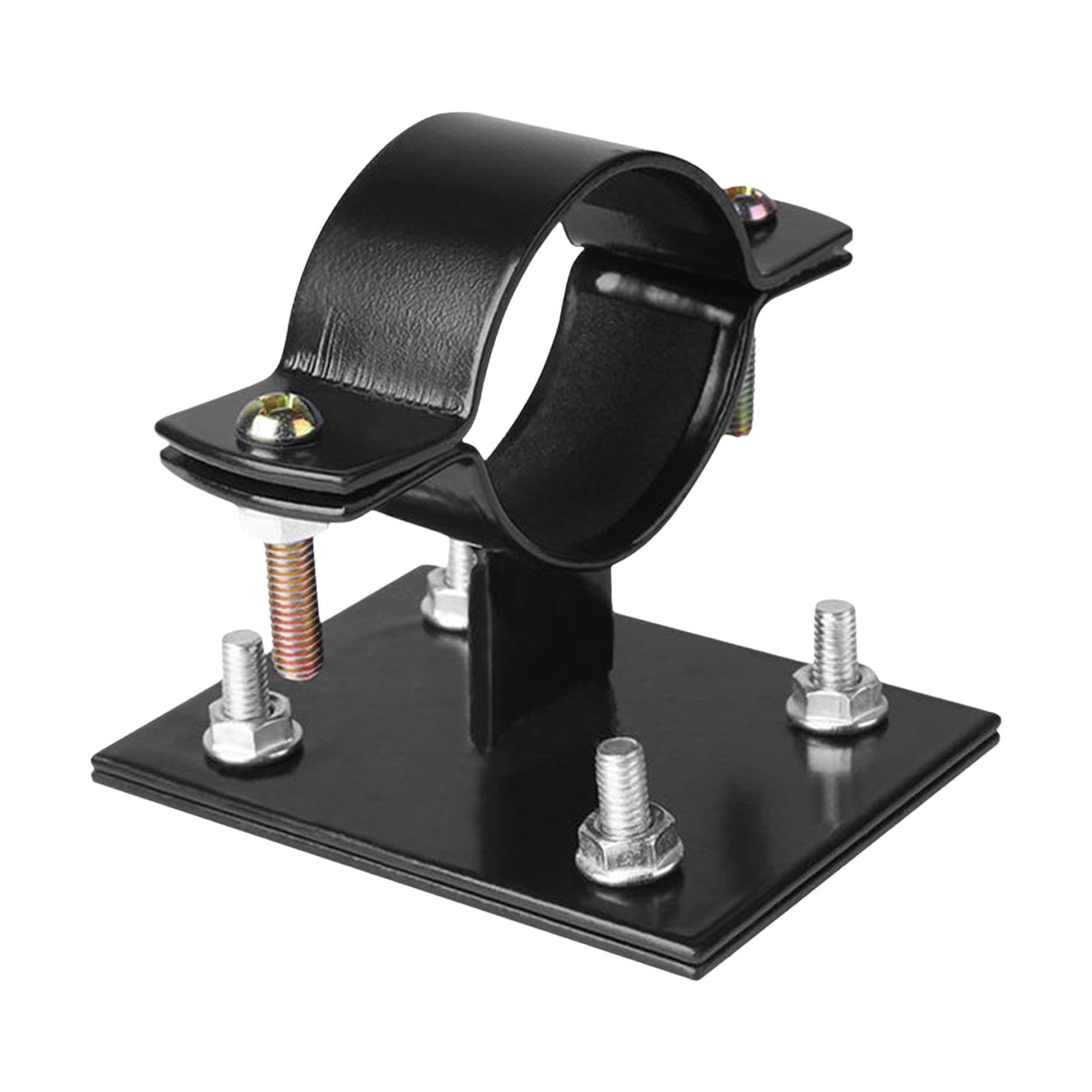 DYNWAVE Bicycle Front Basket Bracket Bike Basket Bracket Sturdy Fixing Accessories with Screws and Nuts Metal Bike Basket Front Mount, 4.7 to 5.4cm