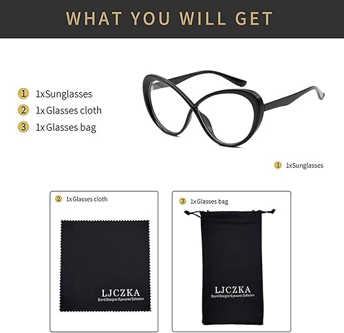 Miniatura 5 de Gafas de bloqueo de luz azul de gran tamaño para mujer, gafas ovaladas de ojo de gato, para computadora, antifatiga ocular