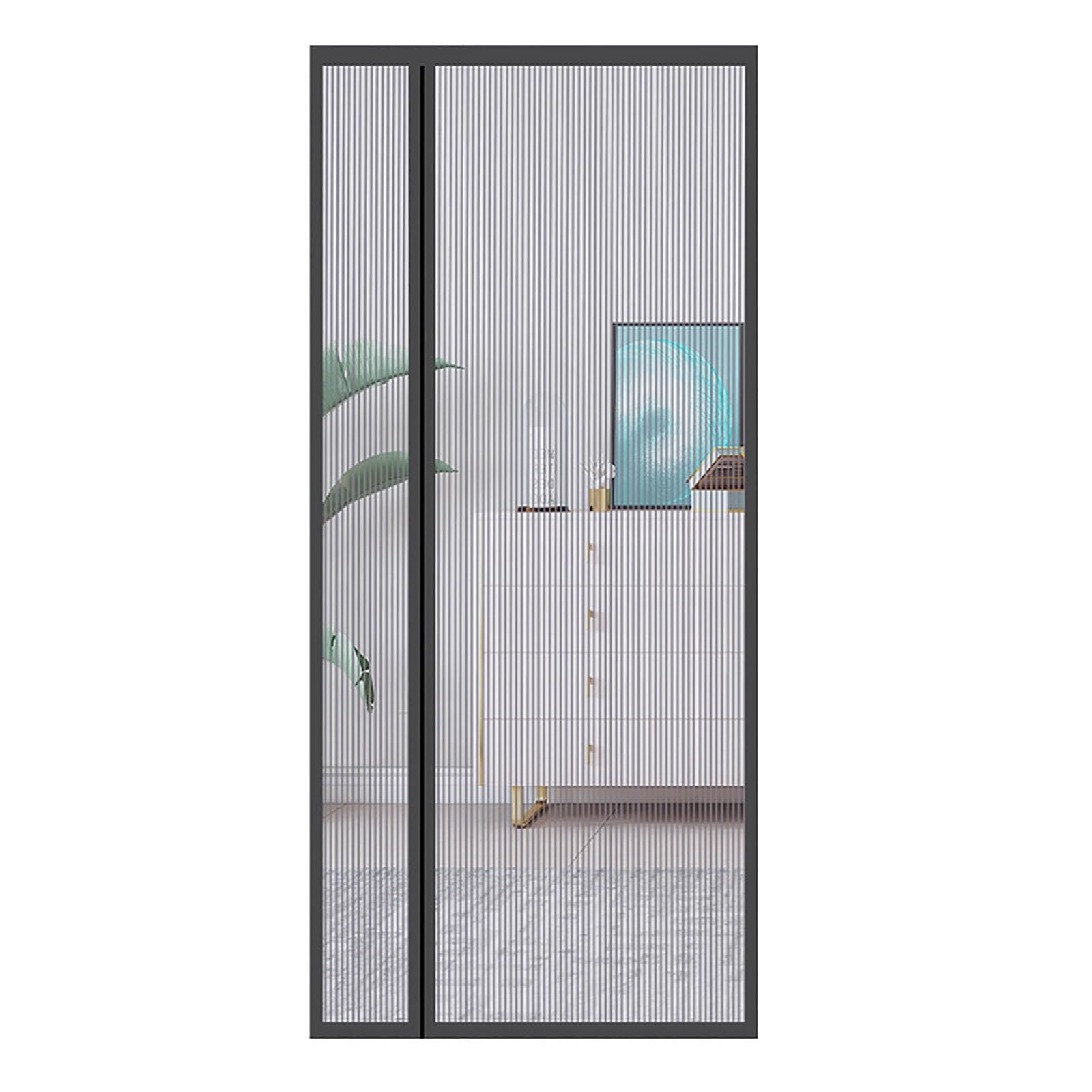 WANGCEPLSD Fly Screen for Doors, Magic Curtain Door Mesh Magnetic Fastening Mosquito Fly Bug Insect Net Screen, Durable Polyester Mesh, Insect Protection Door No Gap(85 * 200cm)