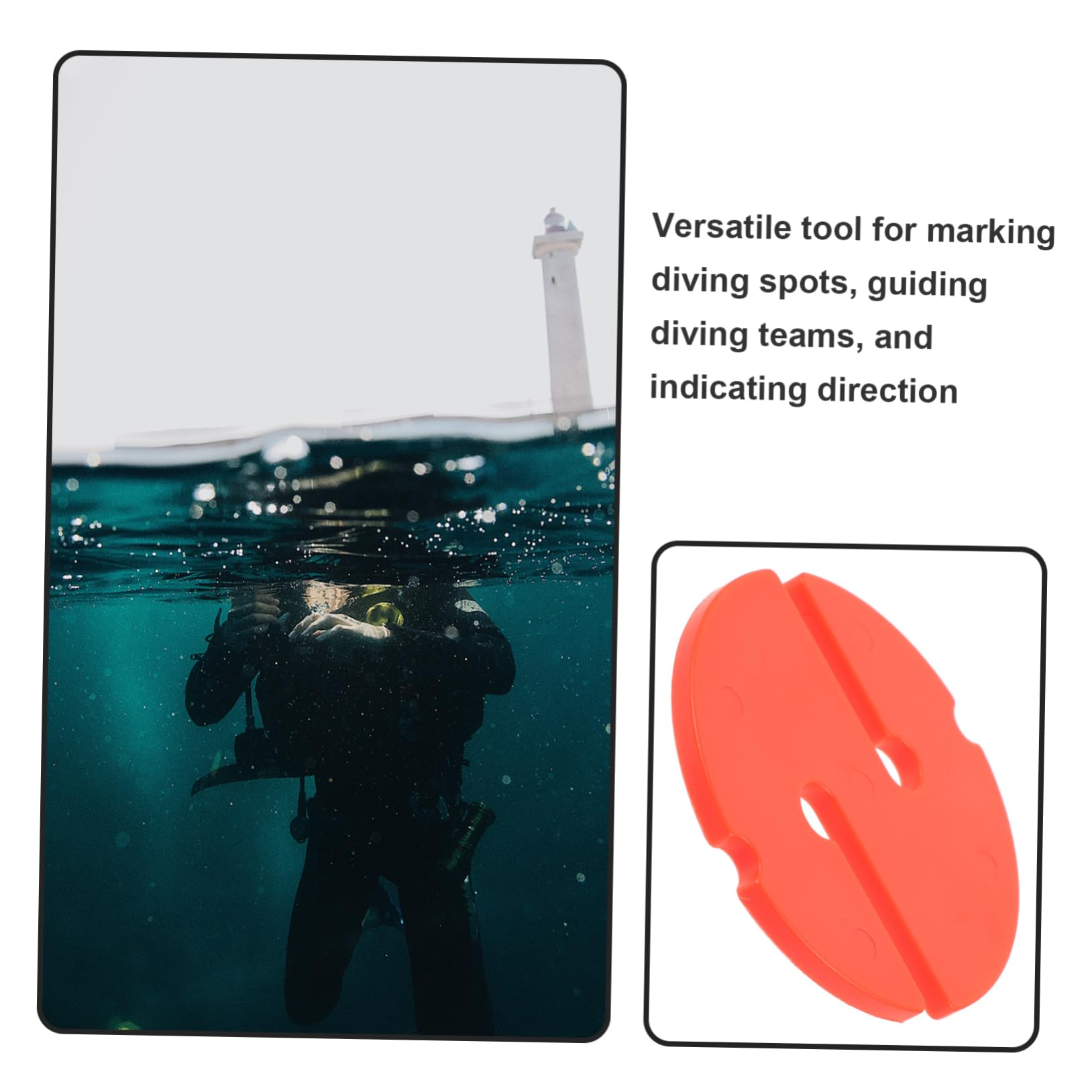 Outanaya Scuba Dive Line Retractable Lanyard Diving Line Guiding Sign Diving Tool