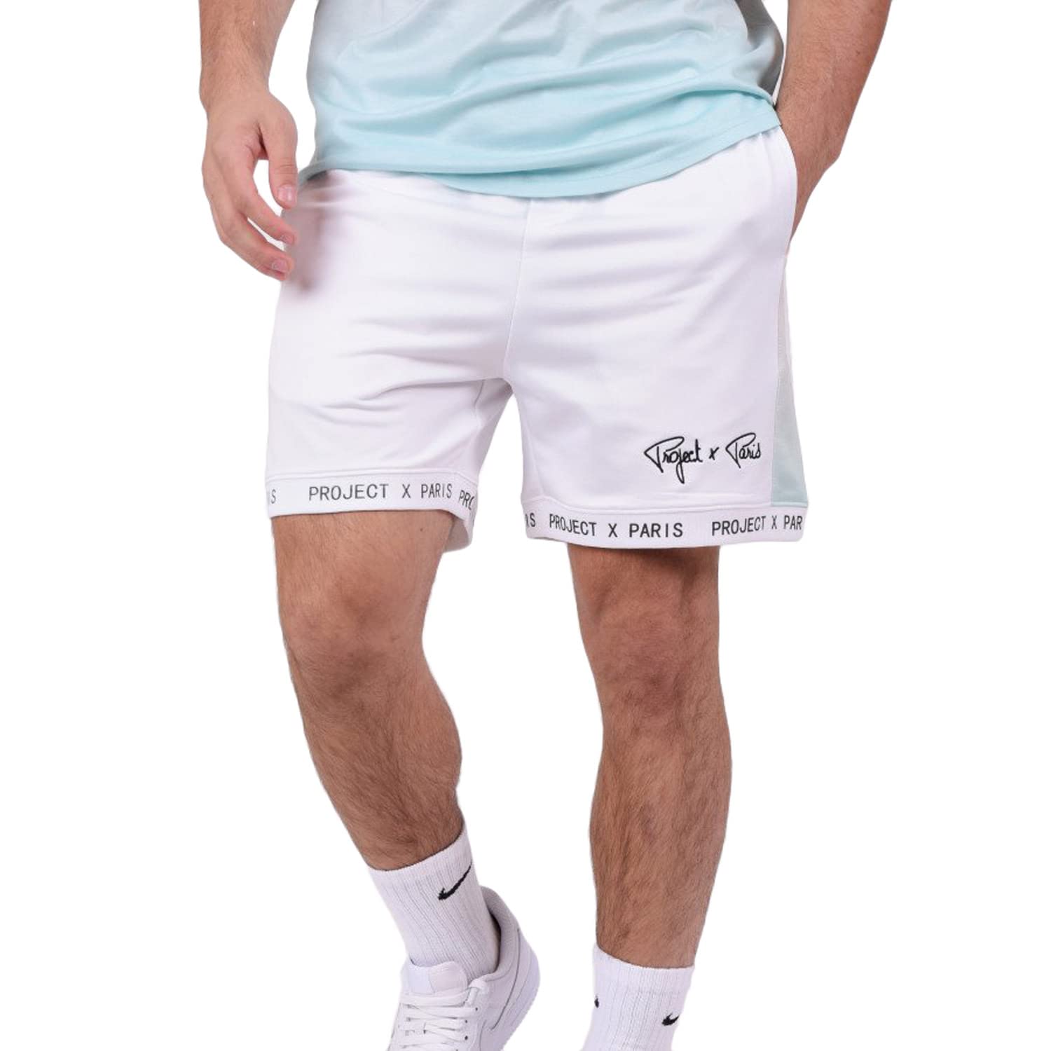 Short homme technique Project X Paris avec détails performance pour optimiser chaque entraînement