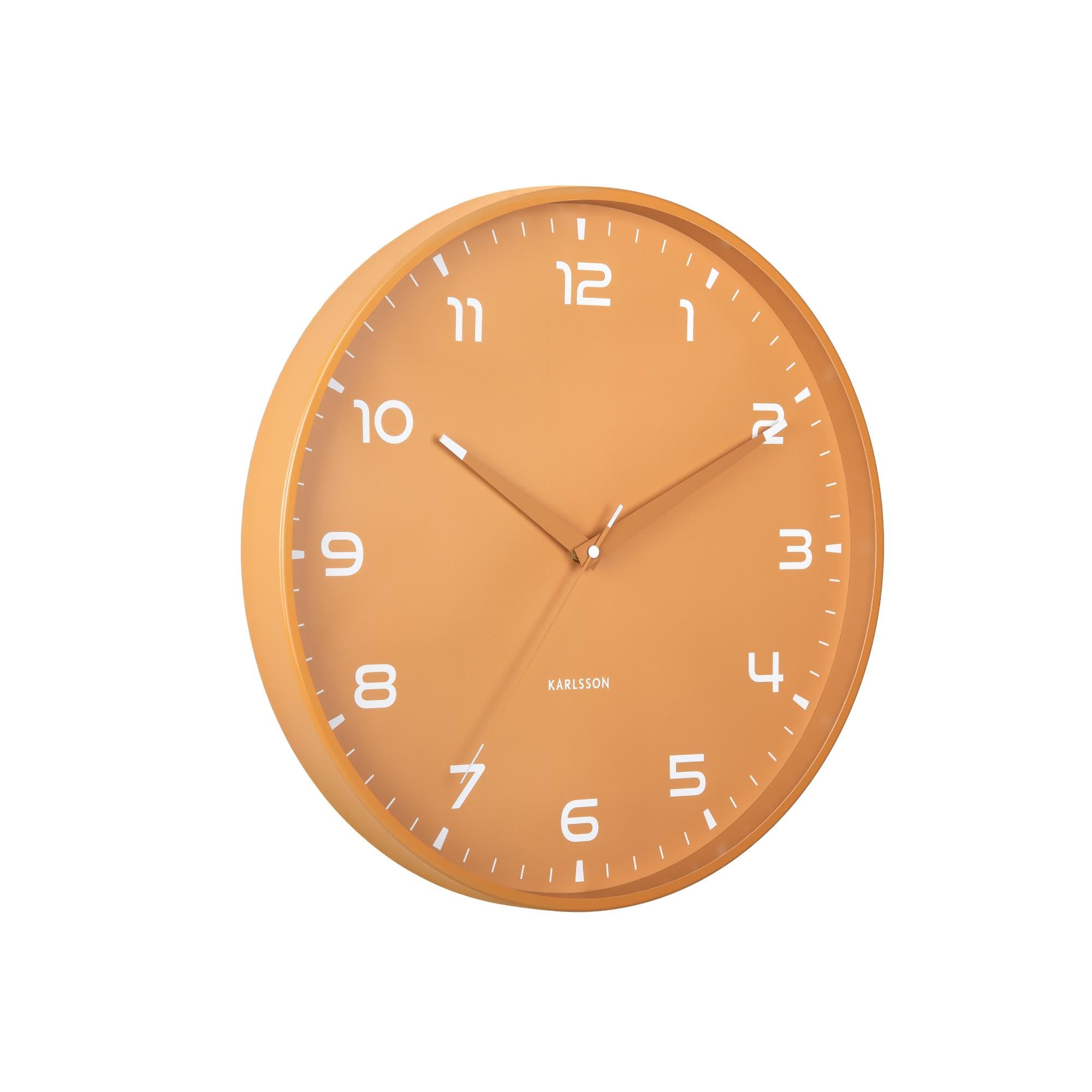 Karlsson Yellow Wall Clock Orgullo Ochre
