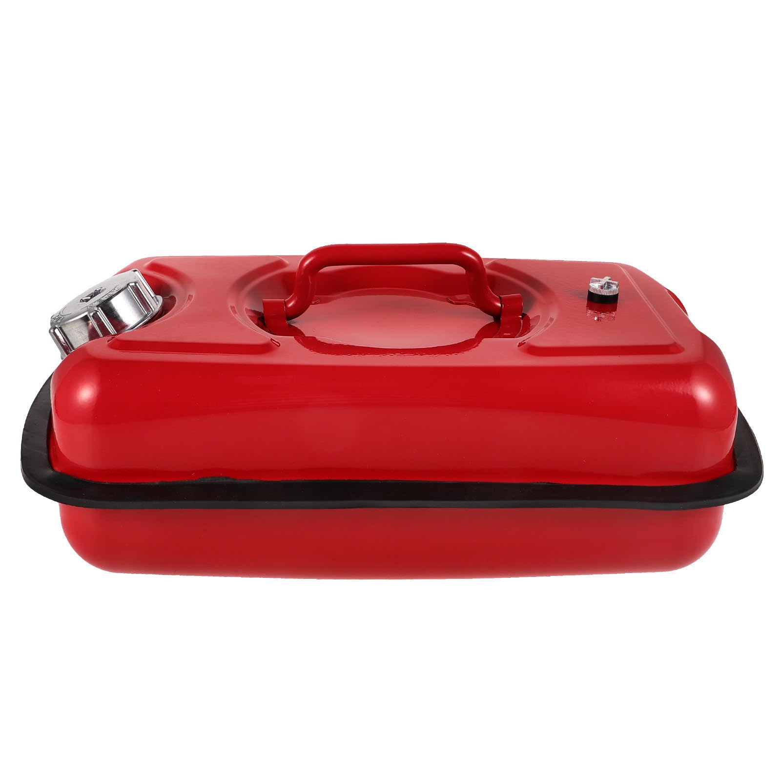 POPETPOP Tanque de Gasolina Rectangular de 5l con Tapa y Sello Hermético, Depósito Portátil para Generadores y Vehículos todo Terreno en Tareas al Aire Libre