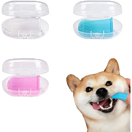 Amazon Ricisung 犬 歯ブラシ 犬用歯磨き 3個セット 猫 歯ブラシ ペット用歯ブラシ 犬用歯ブラシ 指ブラシ 犬 はみがき 猫 歯磨き 犬 猫 小型犬 中型犬 大型犬 ペット用品 ピンク ブルー ホワイト Ricisung 歯ブラシ 通販