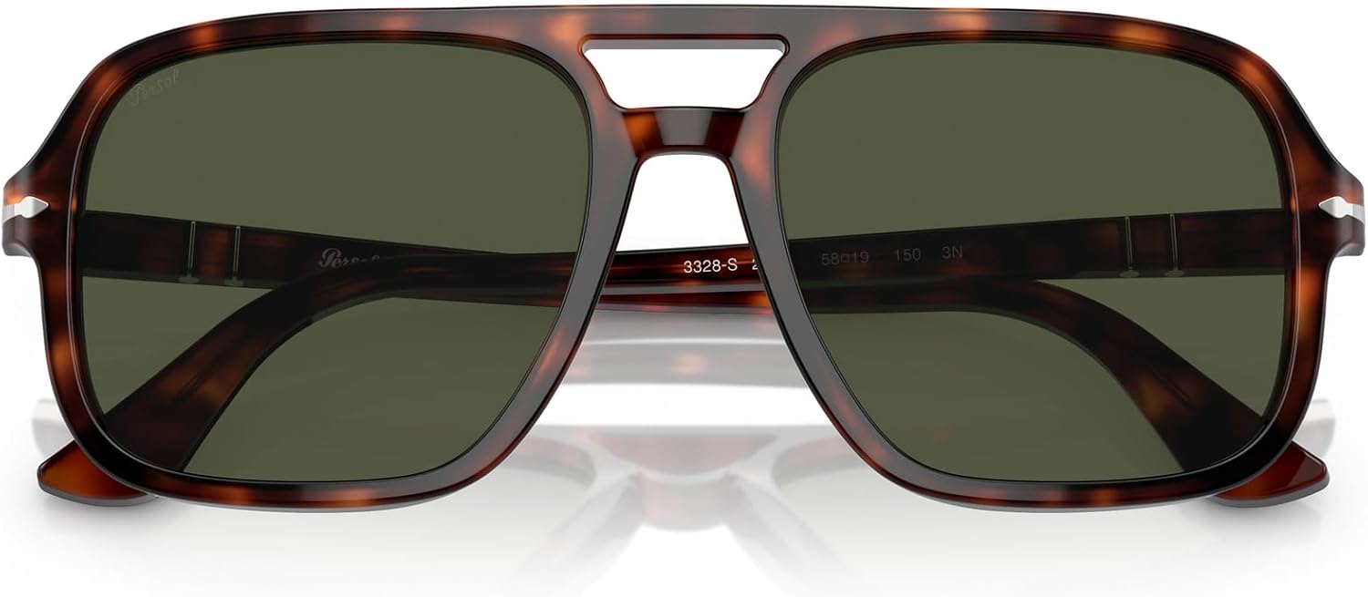 Persol mens Po3328s Aviator Sunglasses