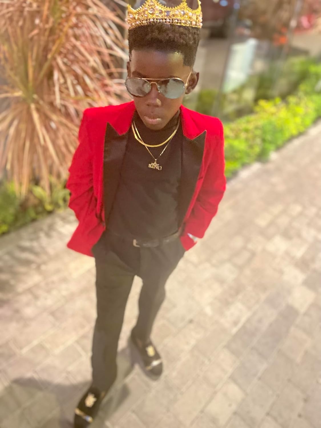 Boys Velvet Suit 2 Pcs Peak Lapel Tuxedo Formal Kids Ring Bearer Wedding Dresswear for Birthday Party STTZ08