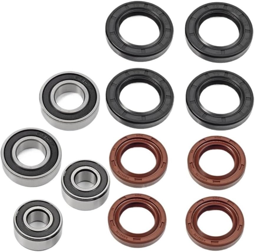 Front Wheel Bearing Seal Kit for S-u-zu-k Z400 LTZ250 400 LTR450 LT230E/S LT500R LT250R/S Arctic Cat 400 DVX for for KFX400