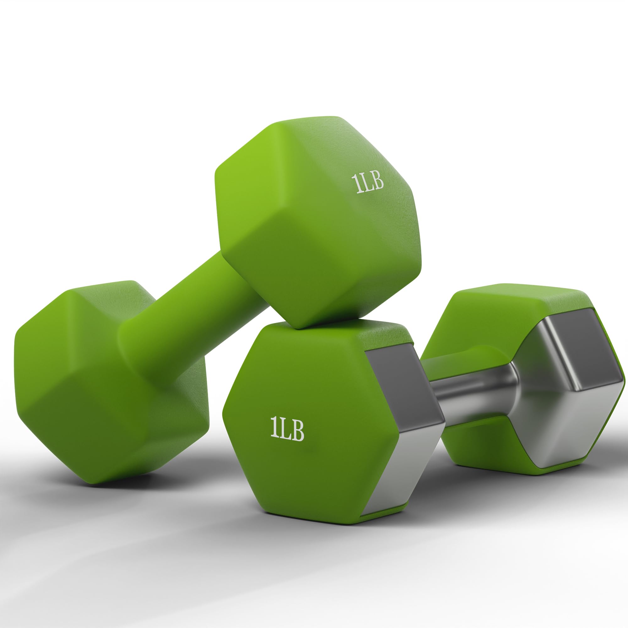 GRETERST Zestaw hantli sześciokątnych z powłoką gumową, do ćwiczeń i fitnessu, do treningu siłowego w domu, na siłownię, do treningu siłowego, zestaw 2 szt
