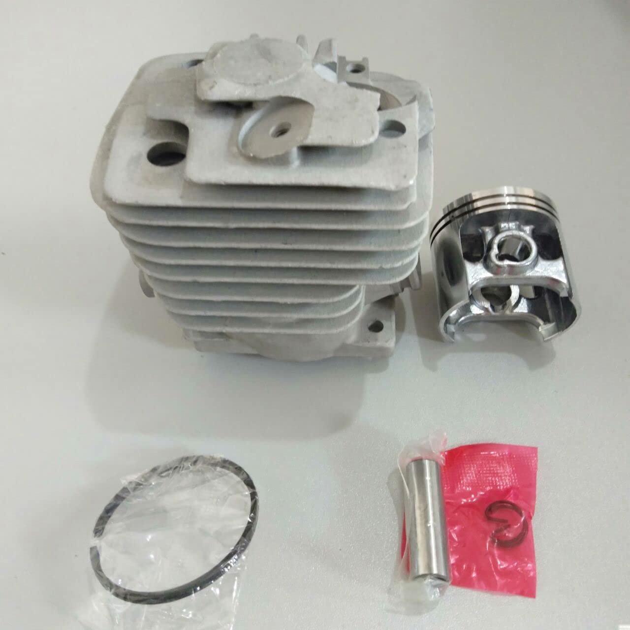 DUNLAP Nowy chromowany zestaw tłoka cylindra do piły łańcuchowej MS361 o otworze 47 mm