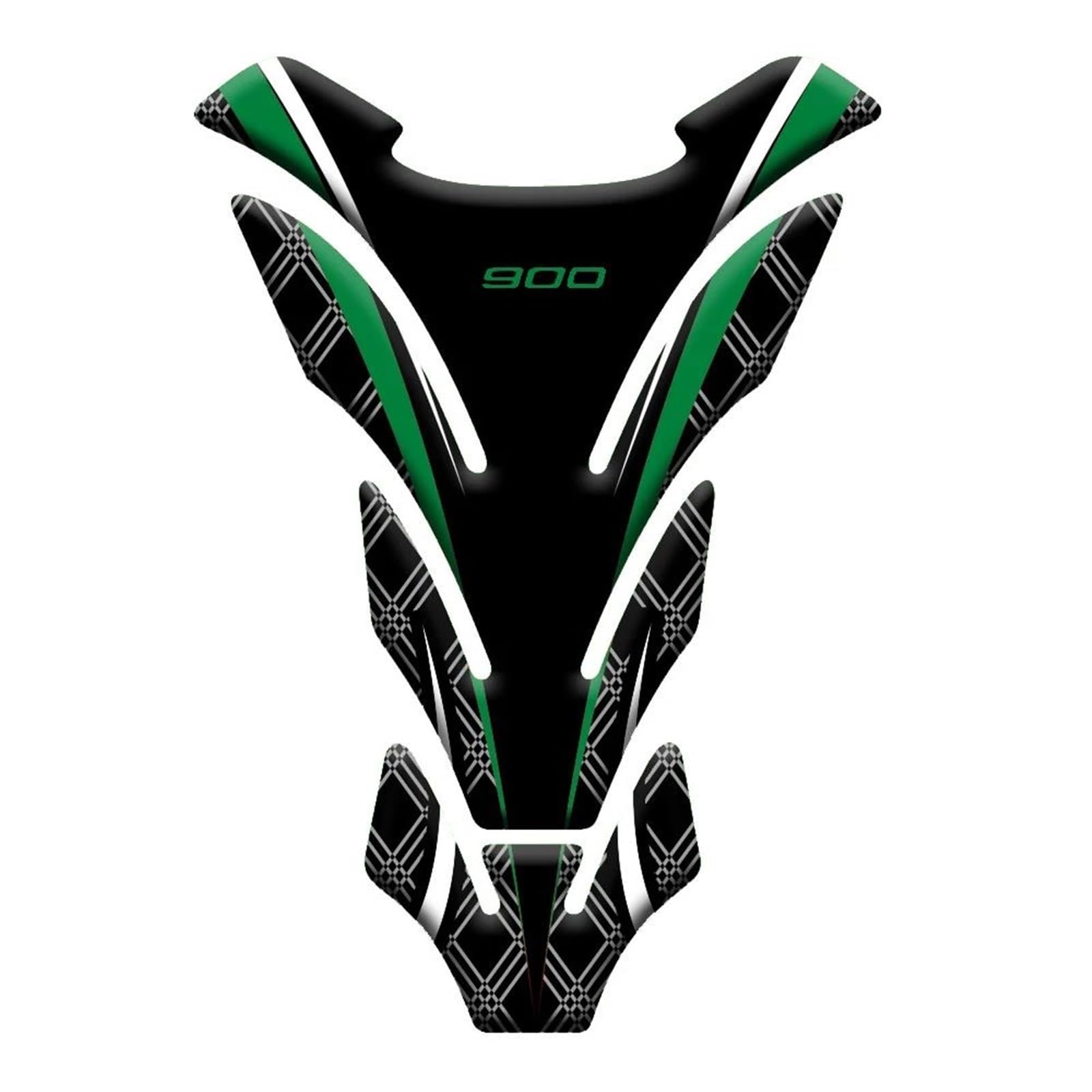 Motorcycle Accessories Tank Pad Gas Protector Decals Stickers Replace Kit for Kawasaki for Z 900 Fishbone Tank Pad(Color14)