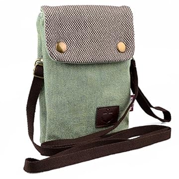 katloo Bolsa tiracolo pequena para celular com alça de ombro, bolsa de viagem, carteira feminina para passaporte