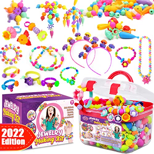 Pop Beads Kids' Jewelry Making Kits Arts and Crafts for Girls Age 35