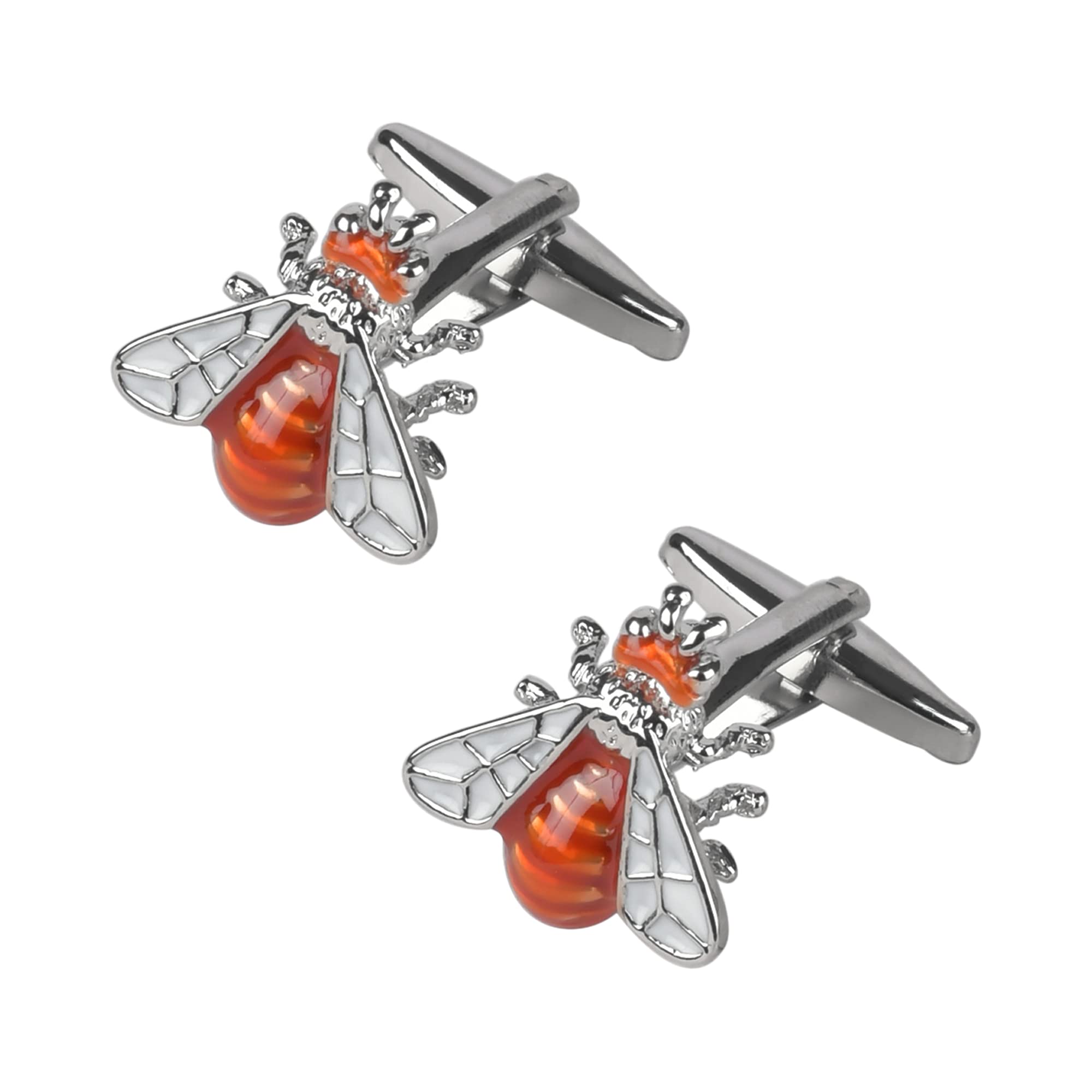shining jewel - by shivansh Shining Jewel Designer Stylish Superhero Antman Design Silver Rodium Plated Cufflinks for Men (SJ_7154)-picture-46