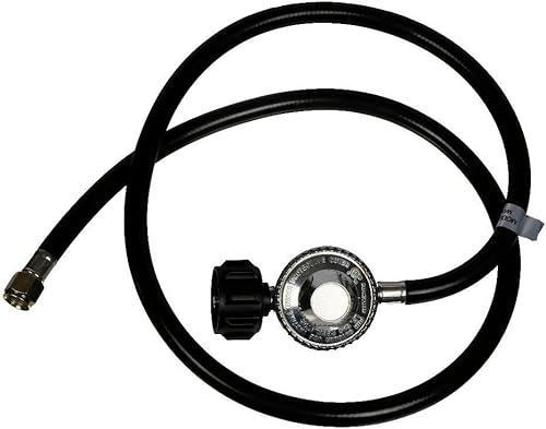 Miniatura 1 de VECTOR Manguera de 4 pies de baja presión de propano regulador LP BBQ Gas Grill pieza de repuesto