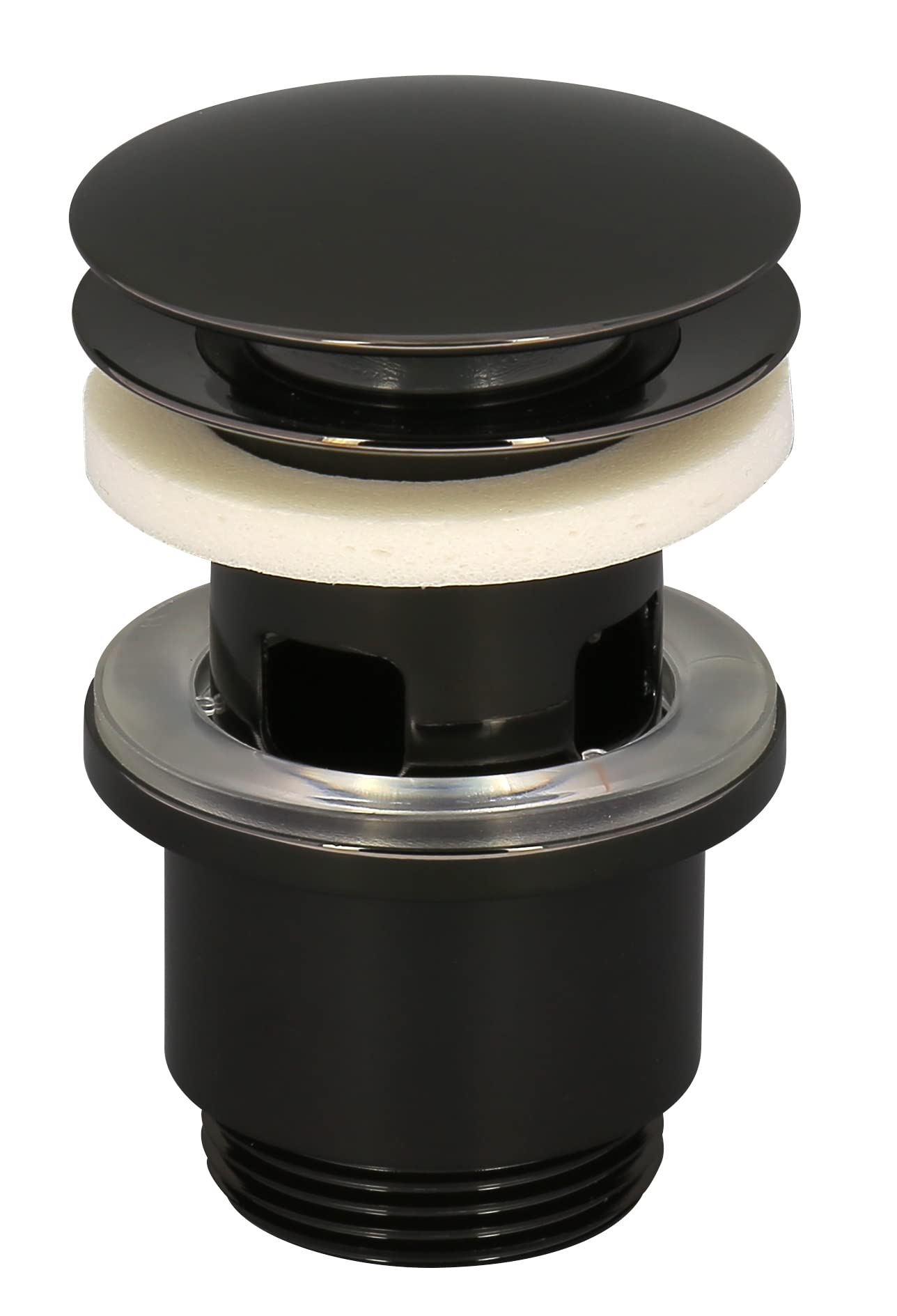 Bonde lavabo clic clac 63mm Edouard Rousseau avec trop plein pour vasque et évacuation de salle de bain