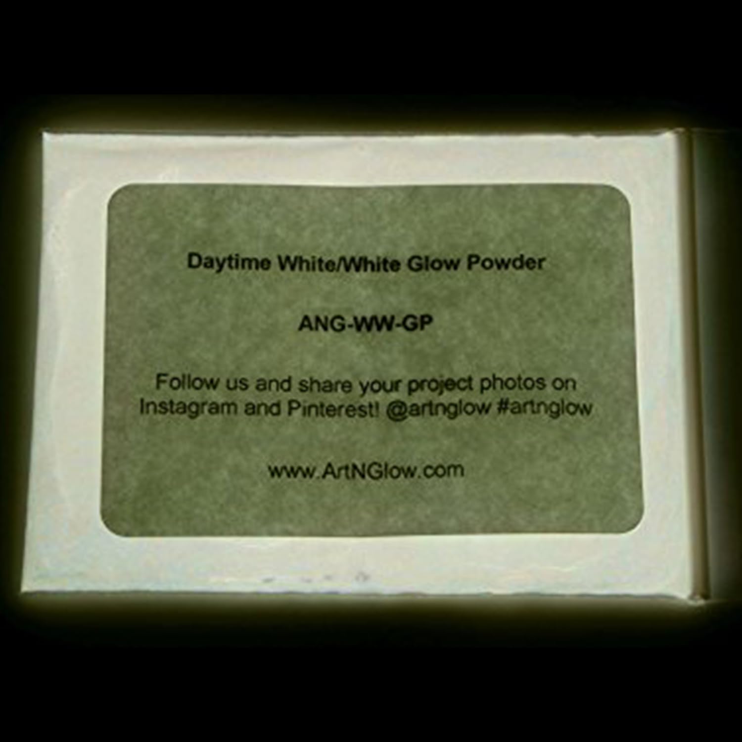 Glow in The Dark Pigment Powder - Neutral and Fluorescent Color for Art Painting, Fine Art, Nail Art Paint, and DIY Crafts - Long Lasting 10+ Color Options - Neutral White - (30 Grams/1 Ounce)