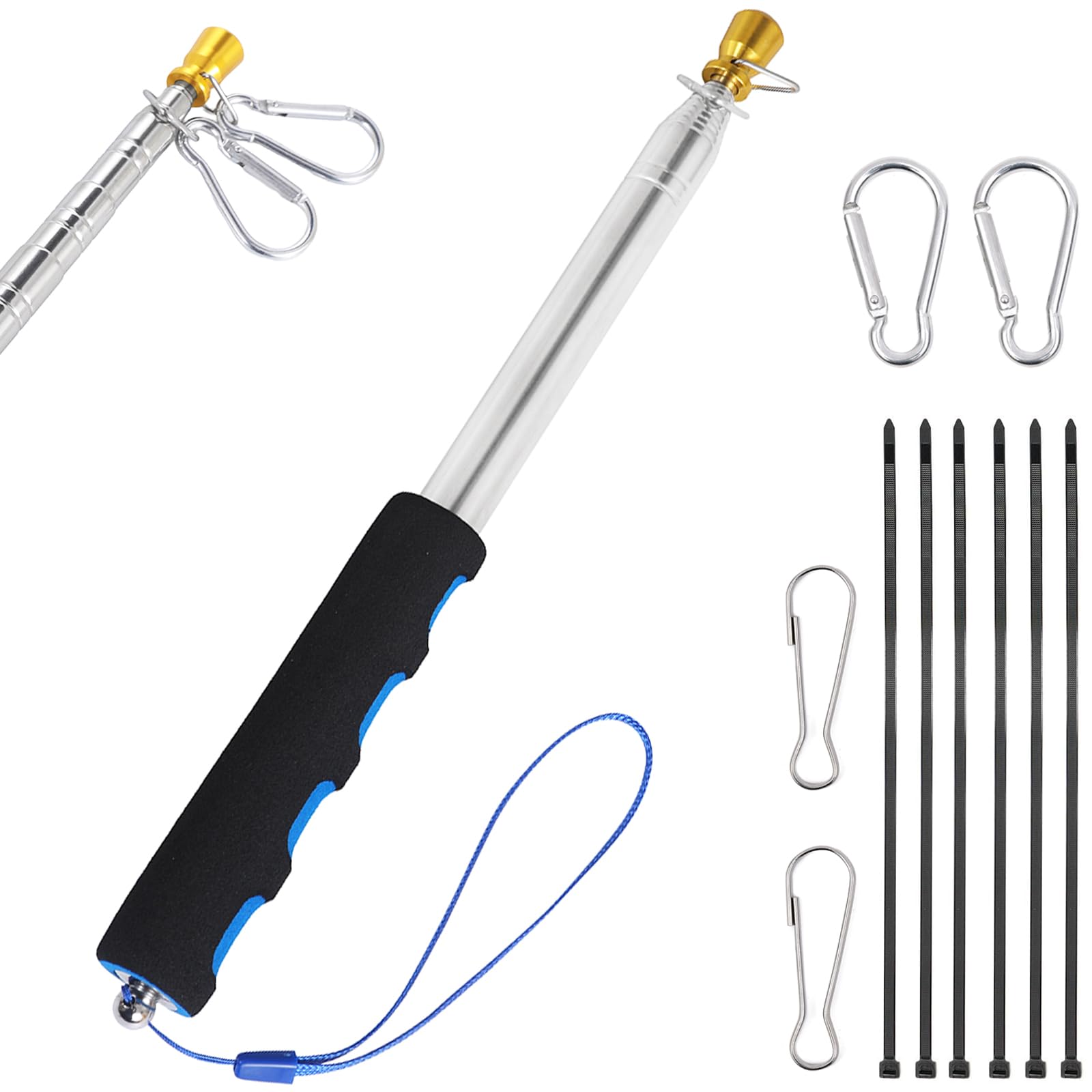 Mât de drapeau portable pour guide touristique et festivals