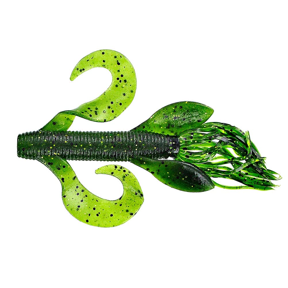 Yamamoto 4" Kreature Realistic Soft Plastic Fishing Lure Baits with Wings and Free-Flowing Skirt - 7 Pack