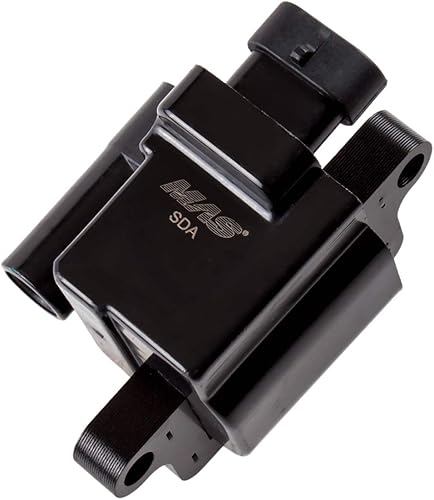 Miniatura 4 de MAS Juego de 8 bobinas de encendido cuadradas+8 piezas de cables de bujía de 0.315 pulgadas compatible con Chevrolet Silverado GMC Sierra 1500 2500