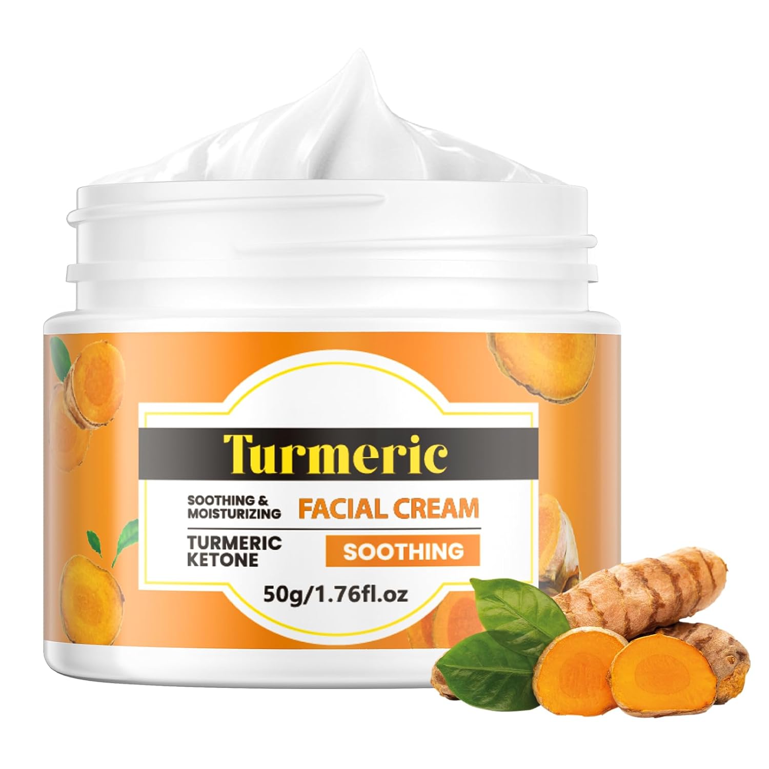 Turmeric Face Cream for Women & Men, Organic Turmeric Moisturizer for face, Body Skin Care, Daily Facial Hydrating Moisturizer cream, Soothing Turmeric Facial Cream Turmeric Face Cream for Women & Men, Organic Turmeric Moisturizer for face, Body Skin Care, Daily Facial Hydrating Moisturizer cream, Soothing Turmeric Facial Cream