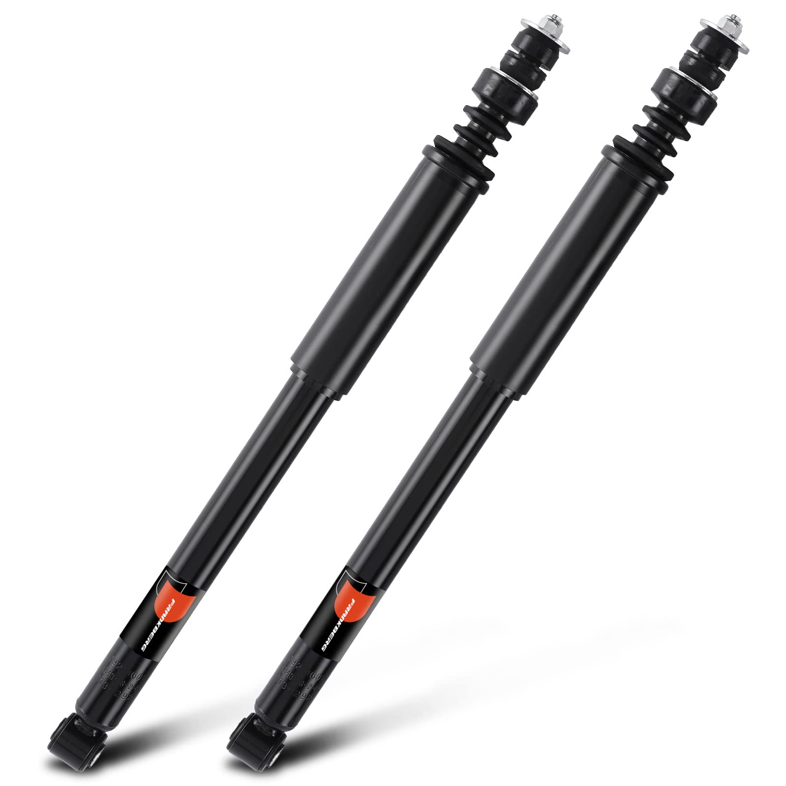 Frankberg 2 amortiguadores traseros izquierdos y derechos, presión de gas de 609 mm, compatible con Logan MCV II S.a.n.d.e.r.o Logan LS Logan I LS Replace# 8200953294, 343418