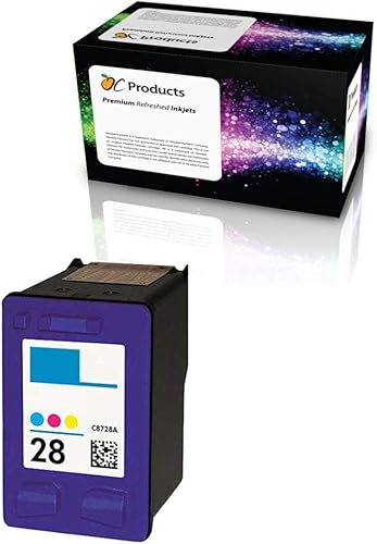 Cartucho de tinta remanufacturado de repuesto para HP C8728A (cian, magenta, amarillo)