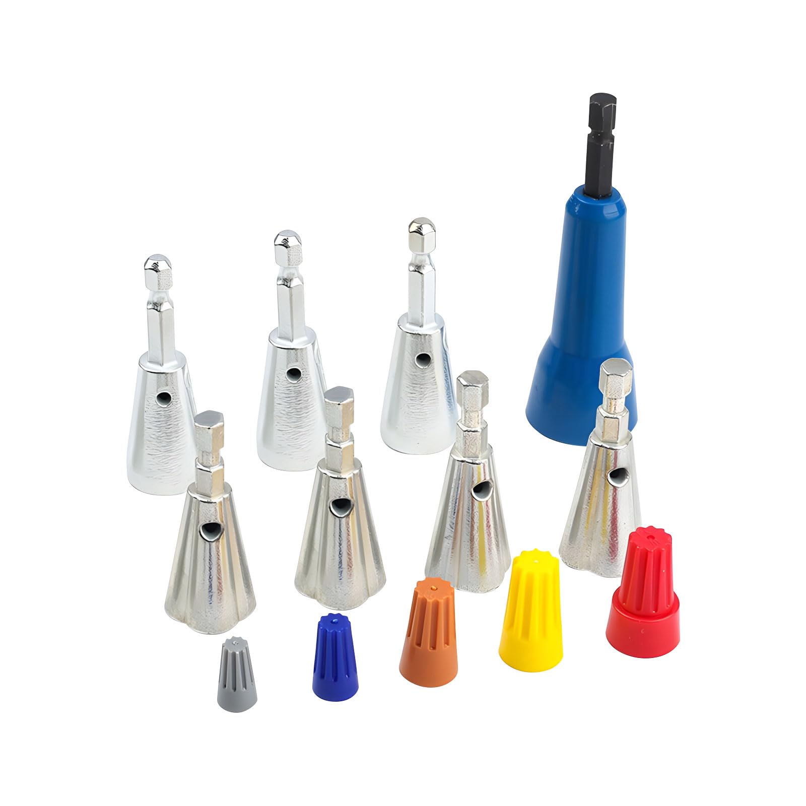 13Pcs Electric Drill Wire Twisting Tool Splitter with Enhances Grip High Strength Wire Twisting Tool for Electricians Connector