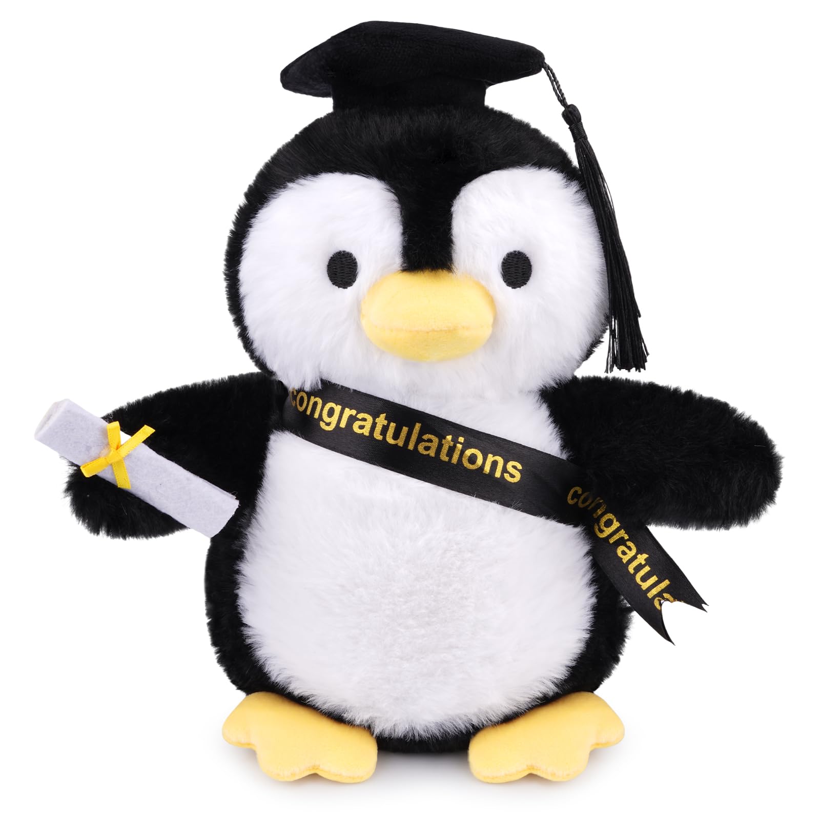 Peluche pour graduation - De Collection Doux Avec Chapeau Et Diplôme,Peluche | Pour La Cérémonie De Remise Des Diplômes De La Maternelle Au Lycée Et À