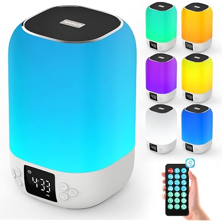 Bluetooth Speaker with Night Light 