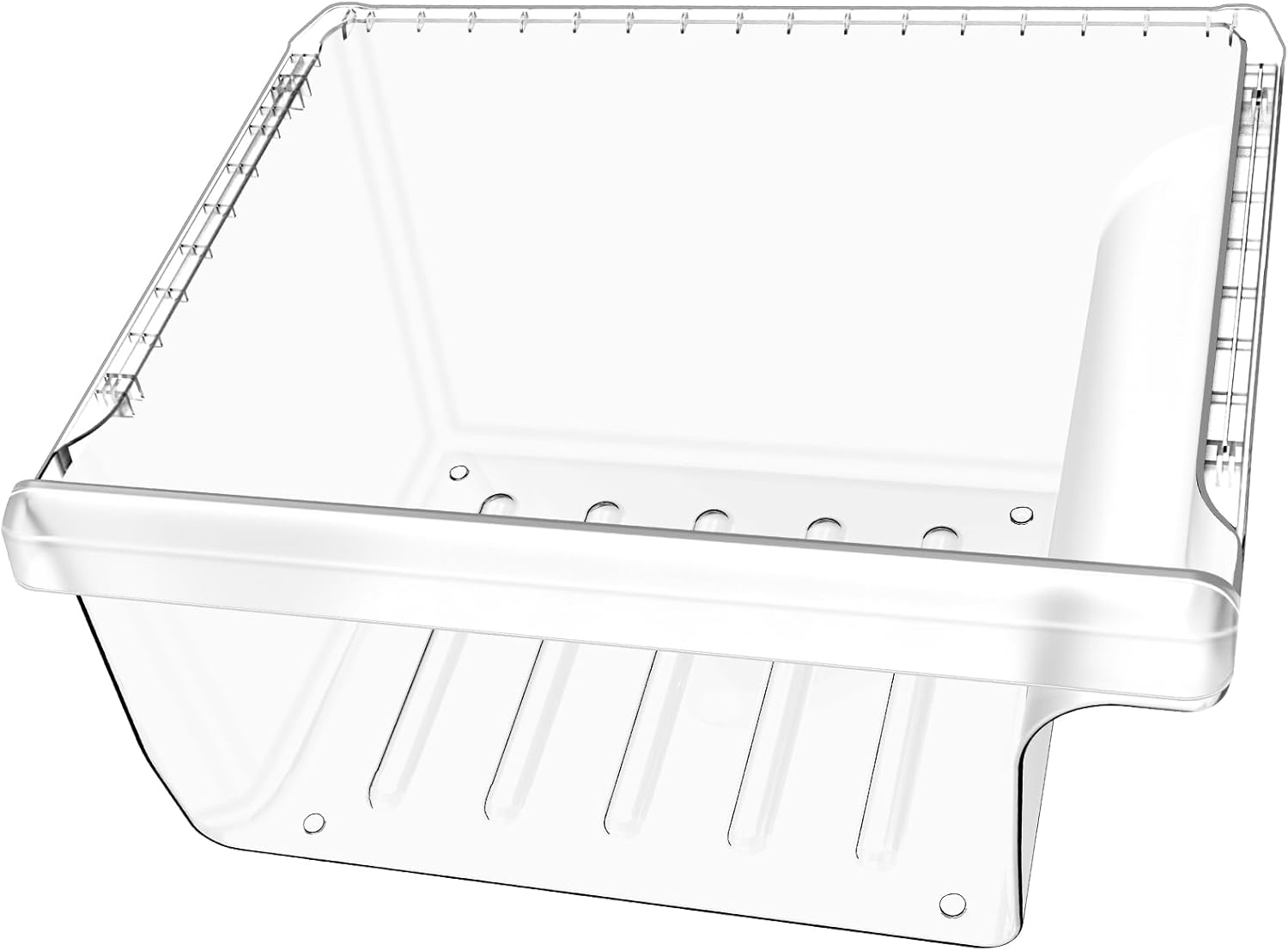 UPGRADED DA97-08692B Refrigerator Crisper Drawer Bin Replacement Compatible with Samsung Refrigerator Drawer RS25J500DSR RS25H5000SR RS261MDRS Crisper Bin DA97-08692A DA61-05547C Fridge Crisper Drawer