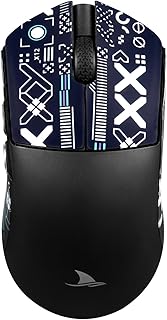 Darmoshark Mouse Para Jogos Sem Fio M3, Tri-Mode 2.4G/Usb-C/Bluetooth Mouse Até 26000Dpi, Sensor Óptico Paw3395, Peso Leve De 58G, 8 Botões Programáveis, Duração Da Bateria De 500Mah(preto)