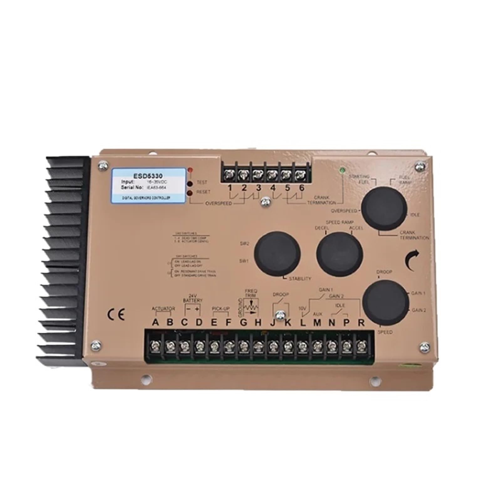 ZLGYGLEO 1 pz ESD5330 Diesel Genset Engine Speed ​​Control Dual Element Speed ​​Switch Variable Speed ​​Governor for attuatori ESD5330