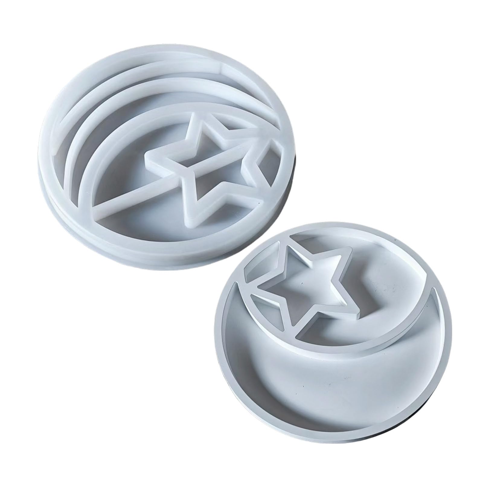 Moule en silicone pour plateau de rangement étoile souple sans raté