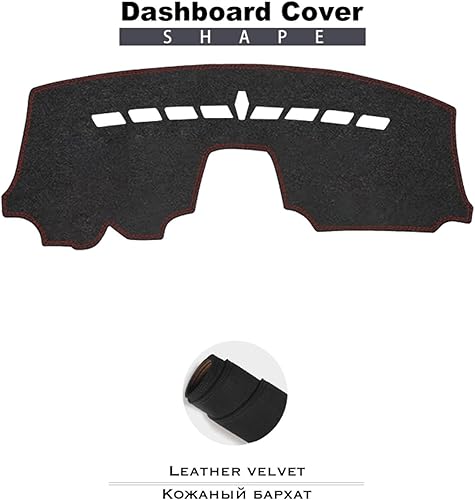 Miniatura 5 de BORATO Cubierta del tablero de instrumentos del coche, para Chevrolet Aveo 2011-2013, accesorios