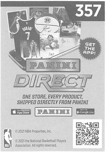 Miniatura 2 de 2020-21 Panini Stickers #357 Kawhi Leonard Official NBA Basketball Album Sticker Measuring 2.75 inch tall X 2 inches wide in Raw (NM or Better