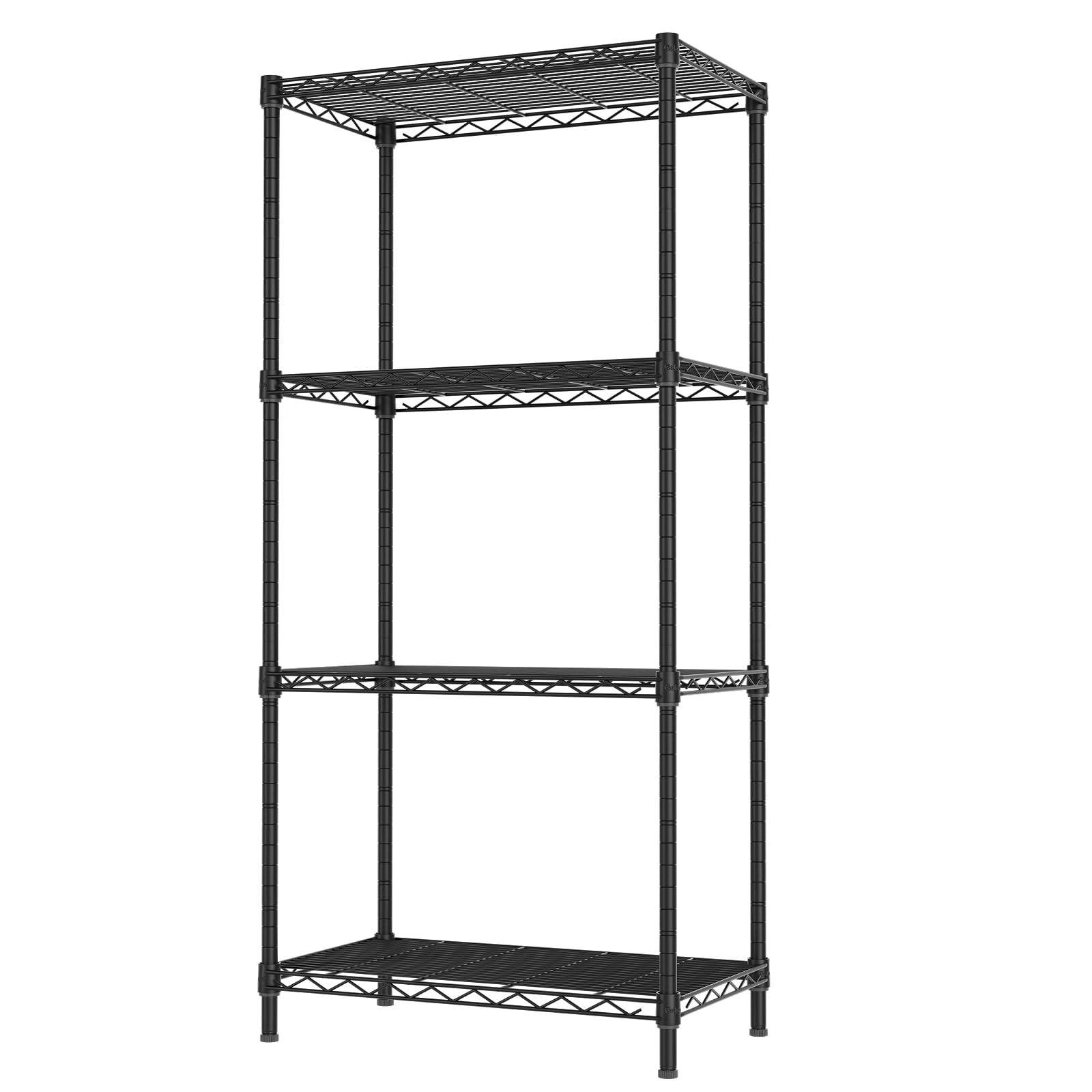 Golpart Estanterias Almacenaje, Estante Ajustable de 4 Niveles