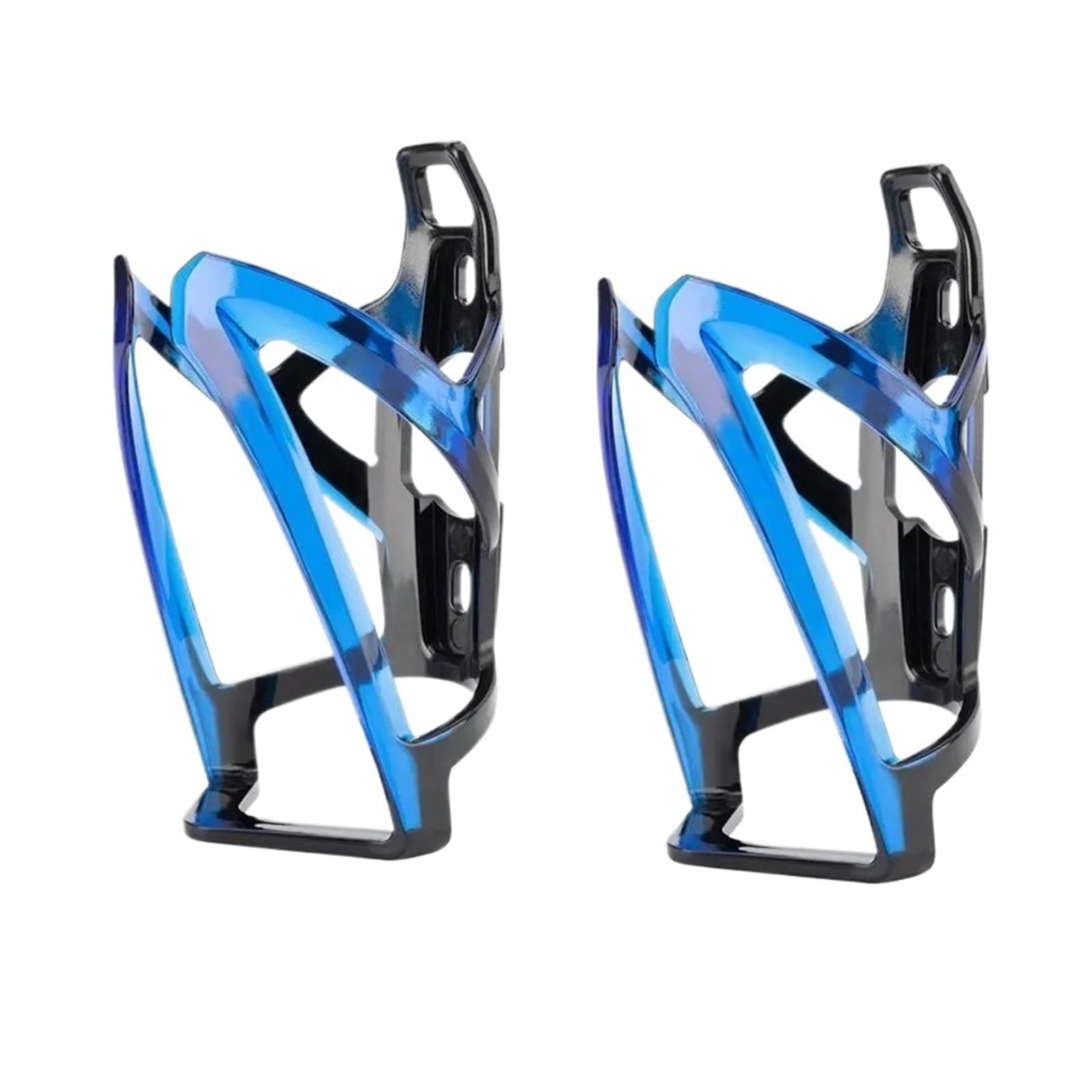 Flaschenhalter Fahrrad Fahrrad Flaschenhalter MTB Road Wasserhalter Bunte leichte Fahrradhalterung Zubehör für Mountainbike(Blackblue 2pcs)