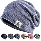 [Bafup] ニット帽 メンズ 秋 冬 防寒・保温強化・コットン・静電気防止・ ストレスフリー・肌に優しい 暖かい 帽子 ニットキャップ スポーツ・ランニング・アウトドア・旅行… (#05.ブルー)