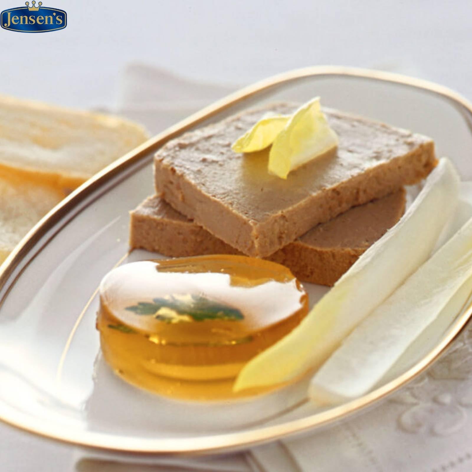 Pâté D'Anatra Jensen's Leber - Set da 6 vaschette x 80g (Totale 480g) - Specialità Tedesca Gourmet con 15% Carne d'Anatra e 14% Fegato d'Anatra - Ideale per Antipasti e Aperitivi