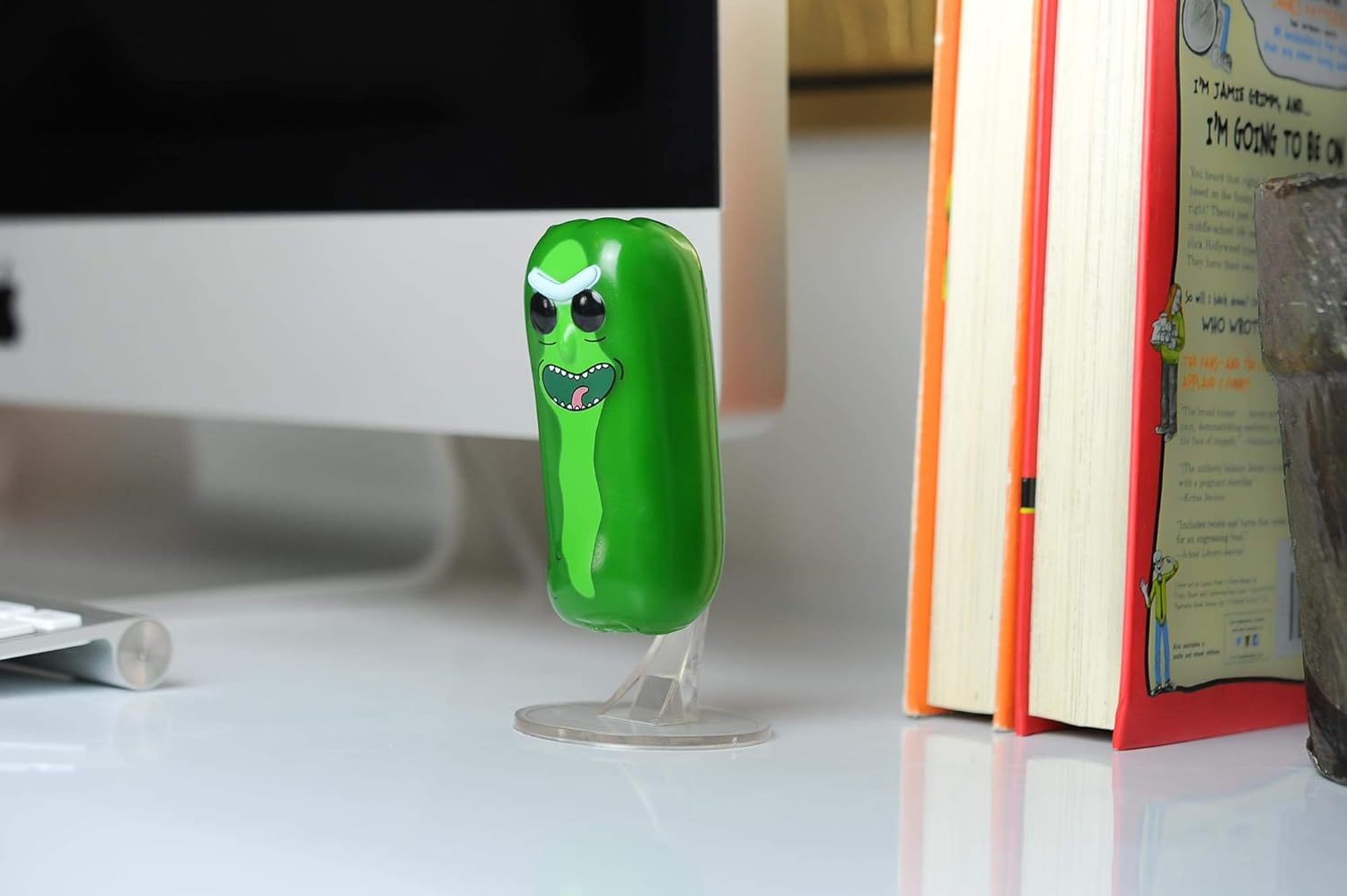 Rick & Morty Funko POP! Animation Pickle Rick Exclusive Vinyl Figure #350 [Glow-in-the-Dark, No Limbs]