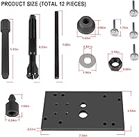 Vista 6 de Kit de herramientas instalador de cojinetes de agujas de árbol de levas interior M8 y extractor de extracción apto para Harley Davidson Milwaukee