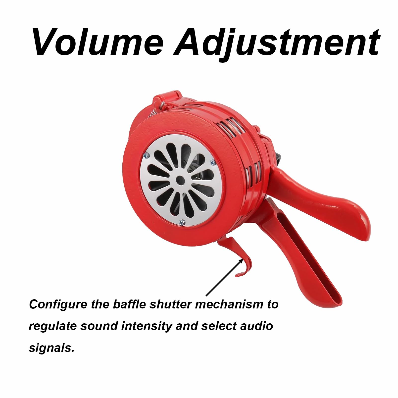 Alarme de sécurité d'urgence portable verte en alliage d'aluminium 110 dB pour auto-protection, maison, extérieur