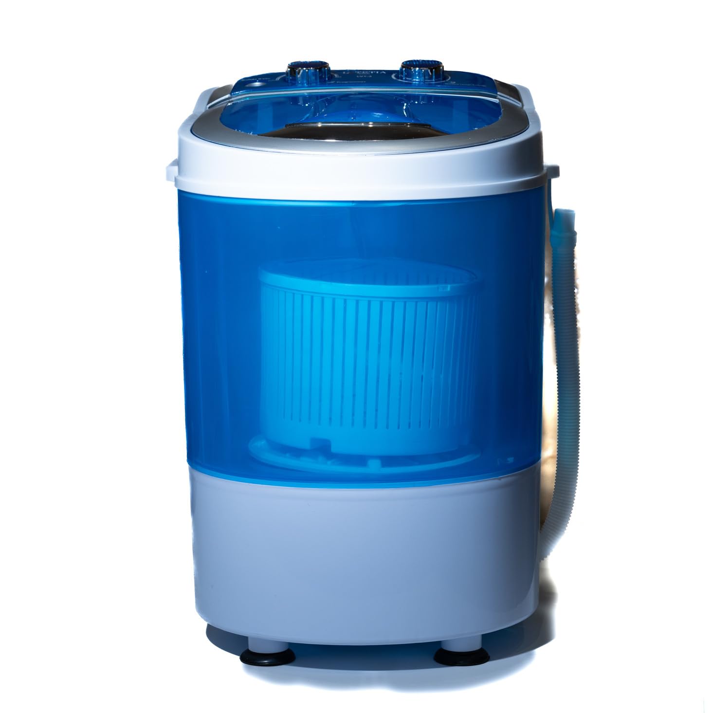 Mini Lavadora 3 kg de 240 W Portátil con Función Escurriage, Tamaño Pequeño Compacto, Capacidad de Carga 3 kg, Ideal para Estudiante, Camping, Camping Car, Baño Pequeño, Viaje