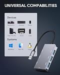 USB Hub 3.0,Vilcome 6-Port USB Hub (3 USB 3.0 Ports and 3 USB 2.0 Port),Ultra Slim USB Data Hub for MacBook Pro,iMac, Surface Pro, Wii U, XPS, Notebook PC, Mobile HDD,USB Flash Drives and More