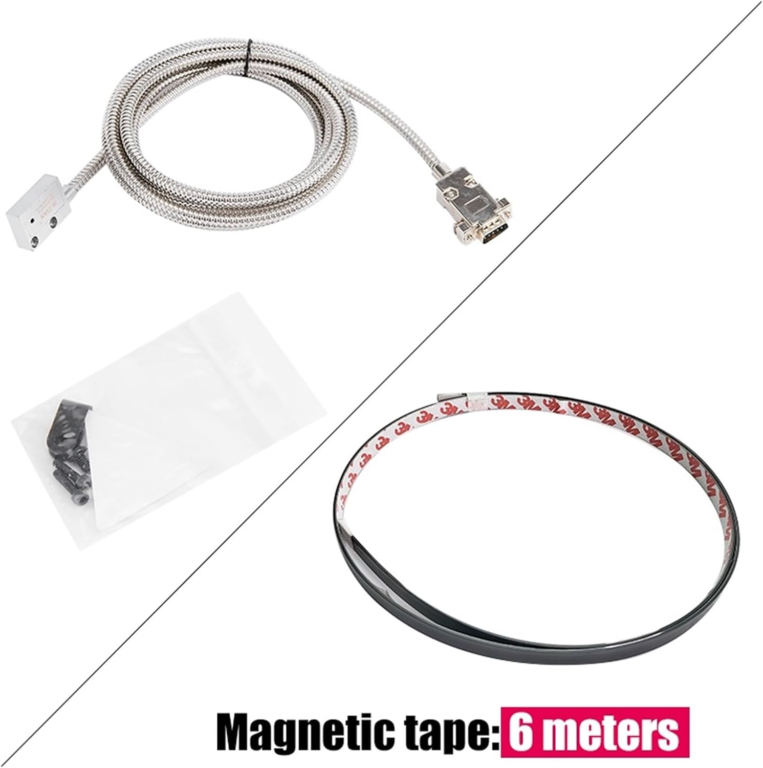 MCR500AS Magnetic Head Sensor Magnetic Scale ±5μm/M(MCR500AS-6000mm)