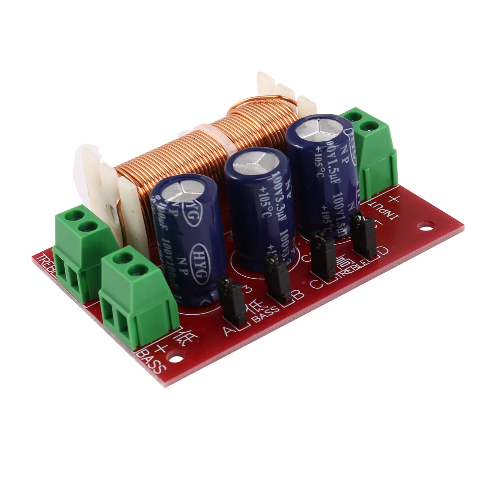 YLY-2088 Divisore di Frequenza Audio 400W Filtri Crossover Regolabili Un 2 Vie Full Range Divisore di Frequenza dei Acuti