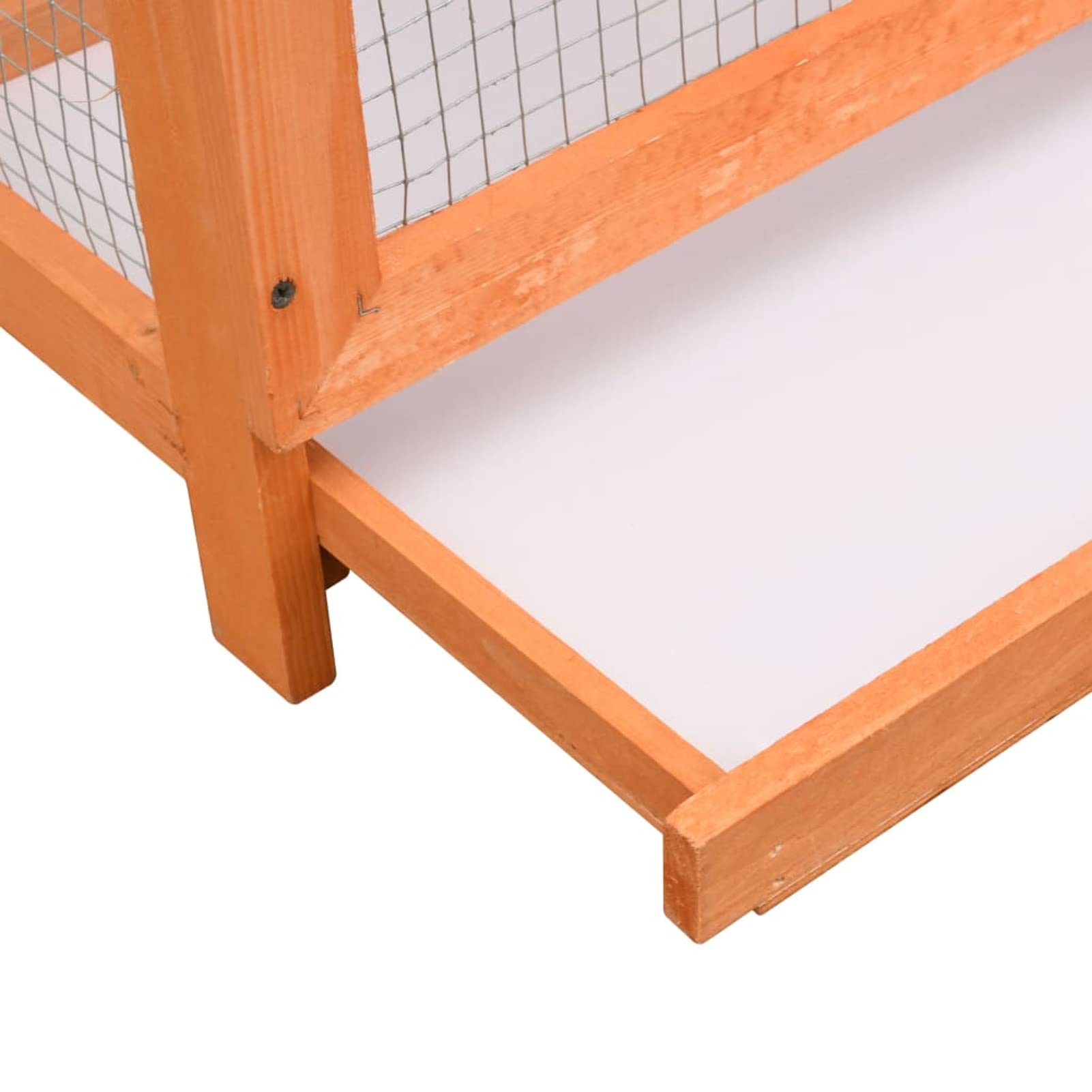 Homgoday Jaula para pájaros, madera maciza de pino y abeto, 125,5 x 59,5 x 164 cm, nido de pájaros, casas de pájaros, jaulas y soportes para animales y suministros para mascotas