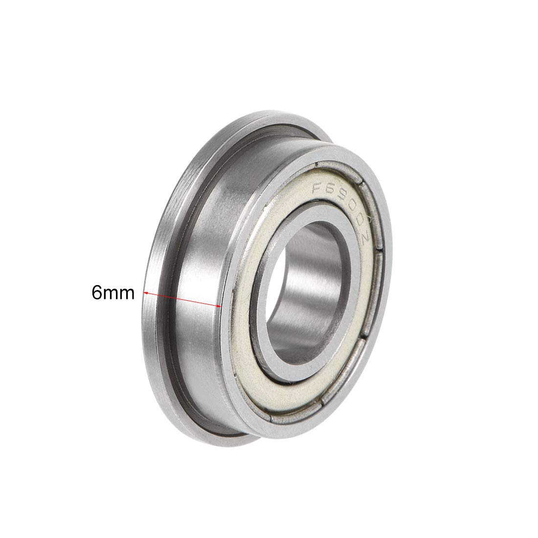 Cuscinetti Sfere 10 Pezzi F6900ZZ Cuscinetto A Sfere Flangiato In