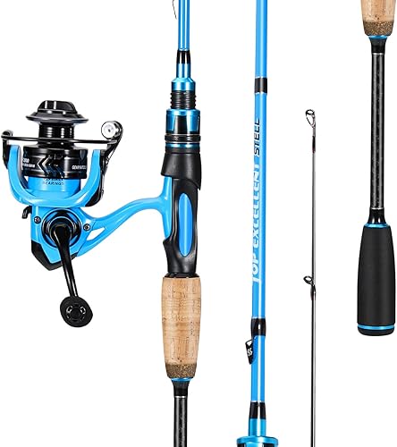 Miniatura 2 de Sougayilang Combo giratorio, caña de pescar mediana pesada y carrete giratorio de 2000, caña de pescar y carrete Commbo para aparejos de pesca de