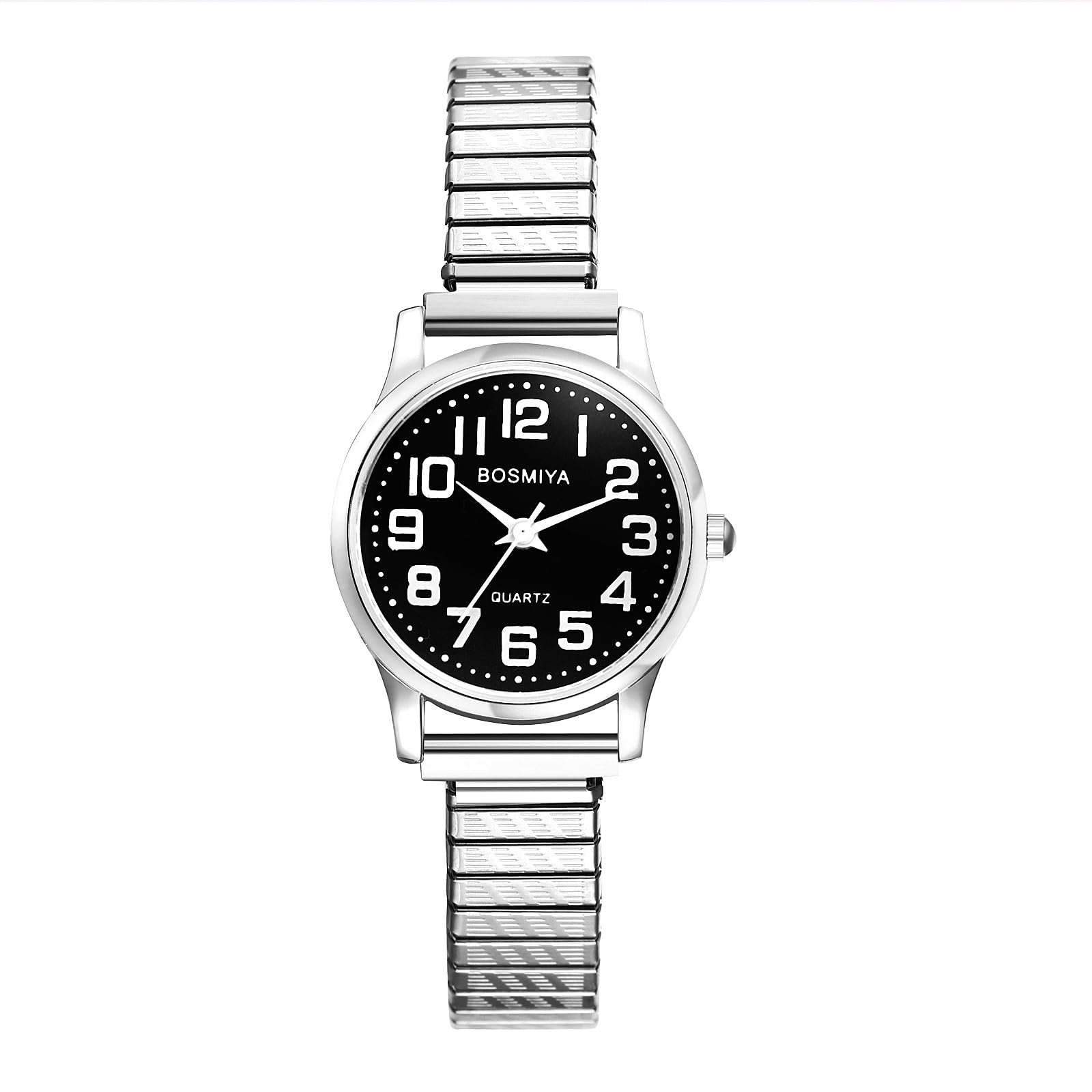 Avaner Uhren Herren Elastisch Edelstahl: Stretch Paaruhren Herrenuhr Damenuhr LEICHT ZU LESEN Analog Quarzuhr Armbanduhr für Männer Frauen Paare